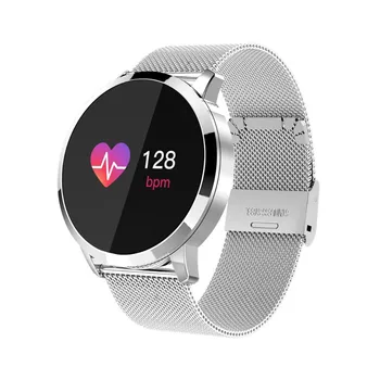 

Q8 Color Screen Bluetooth Smart Watch Stainless Steel Waterproof Wearable Device Smartwatch Wristwatch Men Women Fitness Tracker