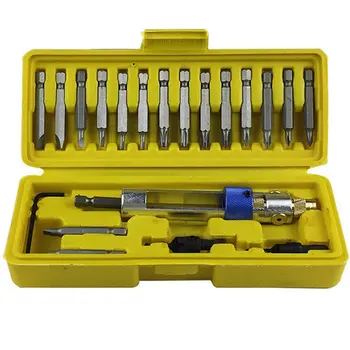 

High-Speed Steel Drill Batch Converter 45 # Steel Batch Head Set Wind Approved Dual-Purpose Screwdriver 20 Pieces Set