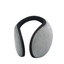 Однотонные зимние наушники для женщин и мужчин, защита для ушей, утолщенная теплая