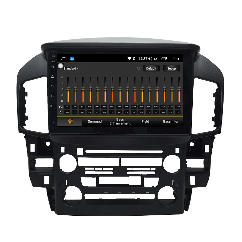 Rx300 Android 9,0 Восьмиядерный 4+ 64G Multimidia Gps навигация 1Din Android Автомагнитола для Lexus Rx300