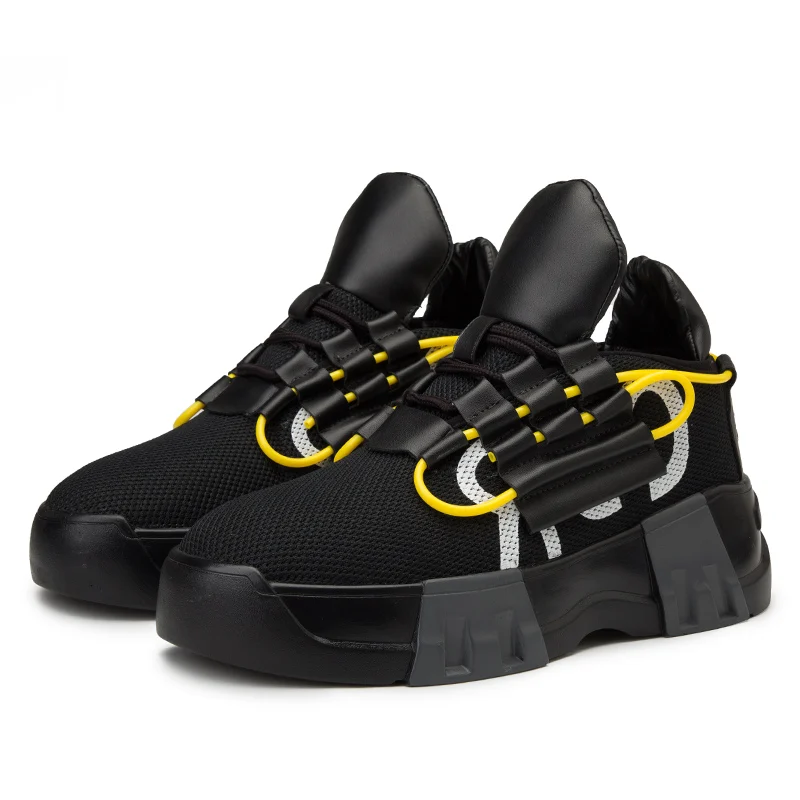 

YOUQIJIA Men Summer Height-Increasing Thick-Platform shoes Trend Wild Sports Casual Mes's shoes