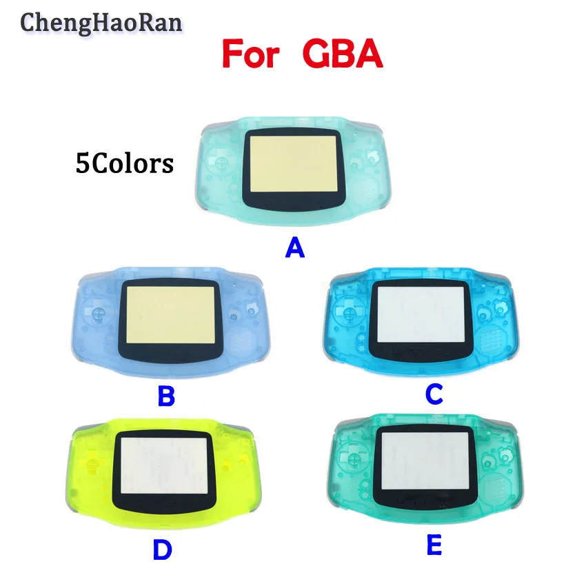 Chenghaoran Adatto Per Nintend Gameboy Advance Gba Console Di Gioco Shell Night Light Custodia Trasparente