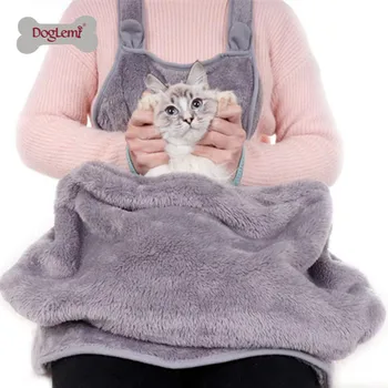 

DogLemi Outdoor Pet Cats Dog Carrier Bag Bath Towel Double Velvet Warm Blanket Sleeping Apron for Cats and Dogs