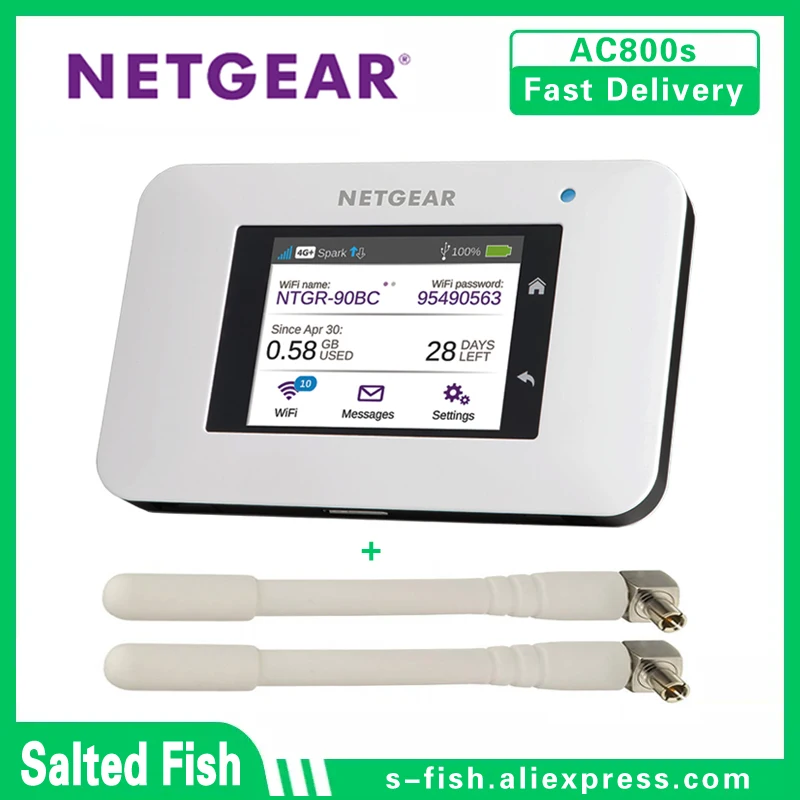 Разблокированный Wi-Fi роутер Netgear AirCard 800s ac800s 450 Мбит/с 3g 4g lte mobile(4G LTE в Европе Азии