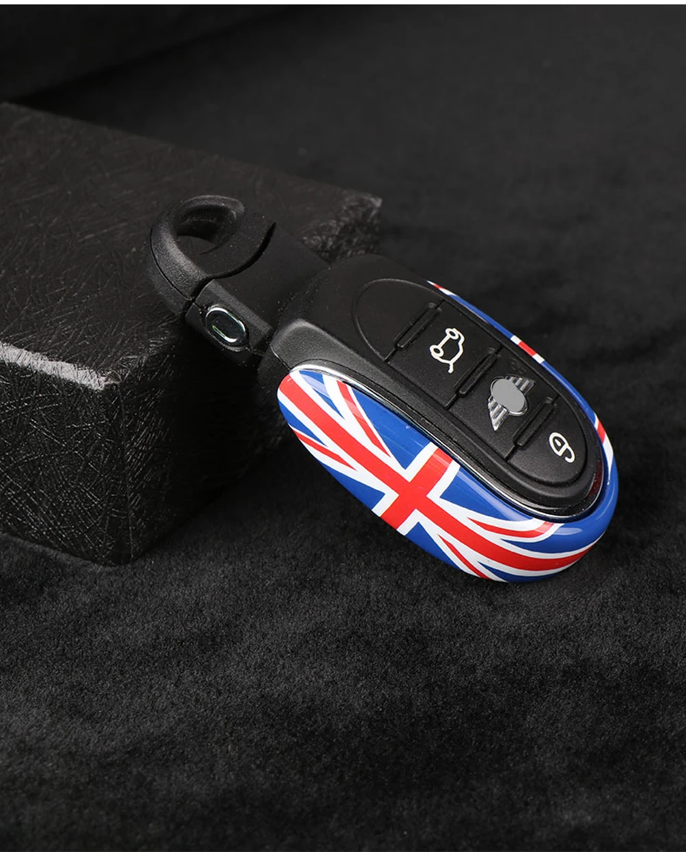 Car Styling Key Case Cover Chain Union Jack Decoration For BMW Mini Cooper S JCW One D F54 F55 F56 F57 F60 Car Accessories