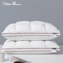 Peter Khanun Weichen Kissen Weiße Gans Unten Feder Kissen für Schlafen Schutz Bett Kissen mit 100% Baumwolle Abdeckung 014
