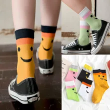 PEONFLY корейский стиль женские короткие носки креативное искусство Harajuku японские носки высокого качества хлопок Tide Sox