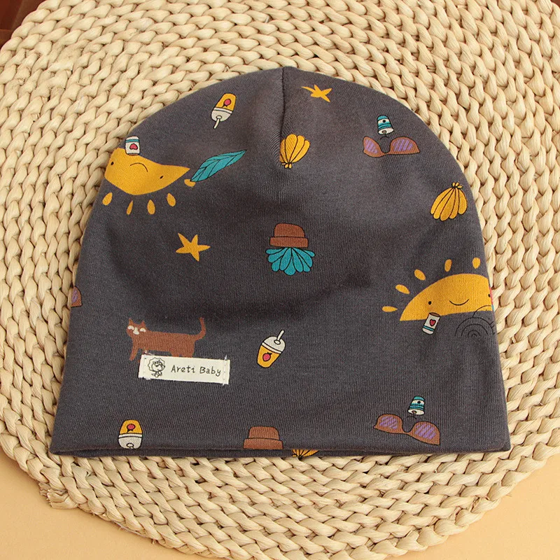 Purple Gray Hat Детские Кепки с шарфом для новорожденных шапка для маленьких мальчиков зимние детские шляпы и Кепки s шапка для новорожденного для маленьких девочек для малышей, зимняя шапка, шарф - Цвет: Purple Gray Hat