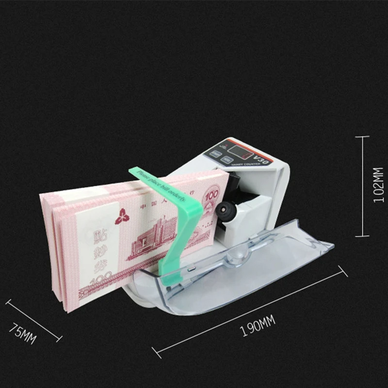 PPYY-мини-машина для счета валюты Удобная банкнота счетчик денег AC или батарея питание для поддельных денег доллар ЕС