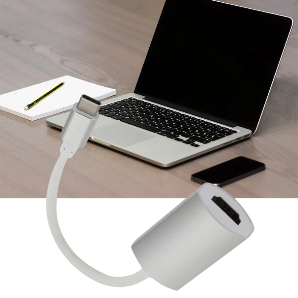 Usb type C к HDMI адаптер, USB 3,1(USB-C) к HDMI адаптер конвертер «Папа-мама» для MacBook Smasung S8