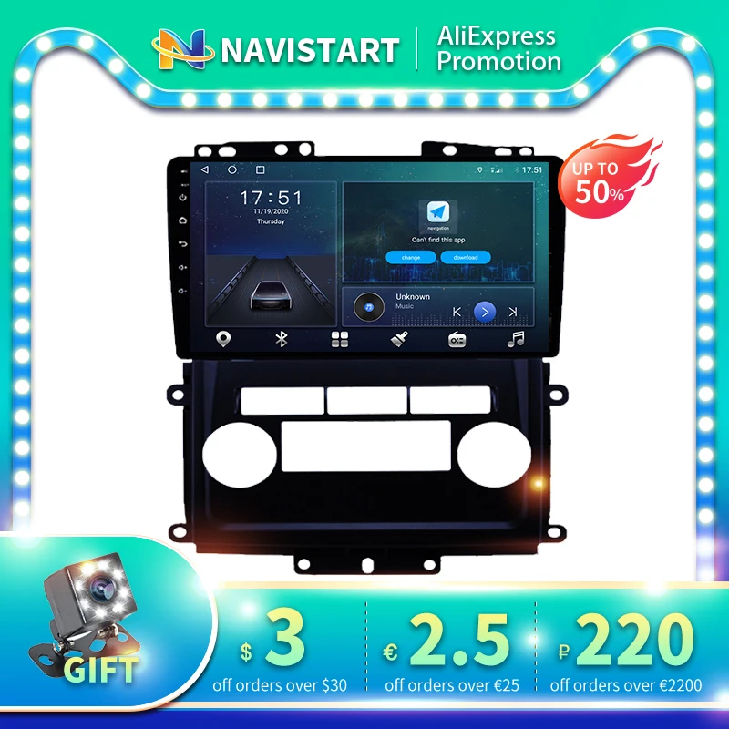 Автомагнитола на Android 10 для Nissan Frontier Xterra 2009 2010 2011 2012 2013 видеоплеер с навигацией GPS 4G