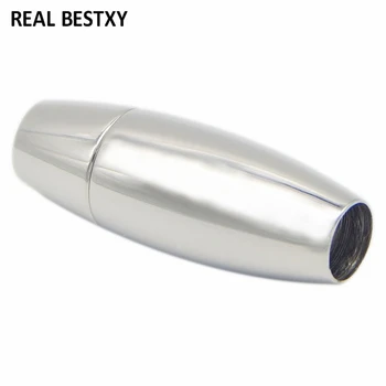 

20pcs/lot engrave logo hole:6/7/8mm Magnetic Clasps Leather Bracelets Necklace End Caps Connectors For round cord Jewelry Making