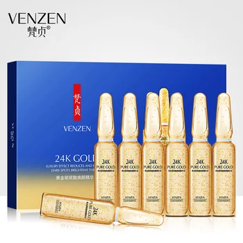 

20I9 Gold 24K Hyaluronic Acid Rejuvenating Xiao An Bottle Essence Moisturizing Improves Fine Line Brightening Liquid