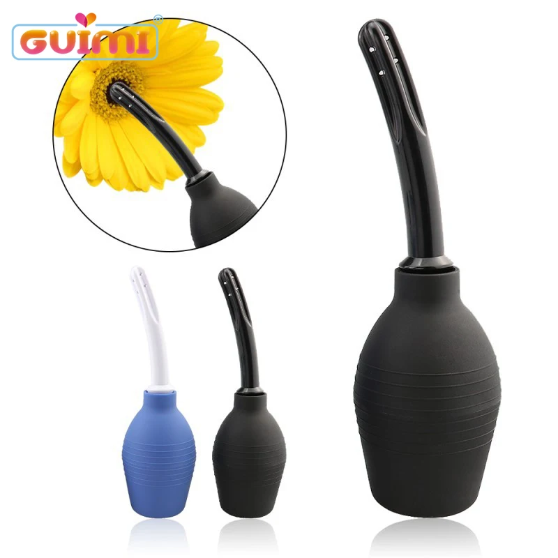 GUIMI Anal Shower Enema Bulb Douche Irrigator Deep Clean Vaginal Hygiene Colon Cleansing for Men Women |
