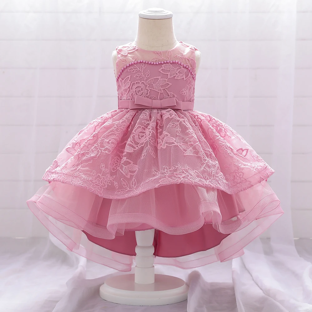 New Born Girl Dress Summer Tulle Party Dress Infant 1 Year Birthday Dr –  Toyszoom