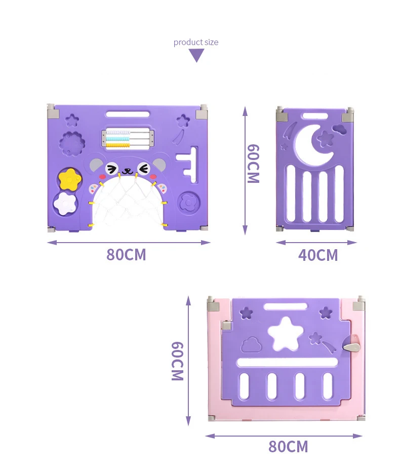 Портативный детский игровой забор Крытый детский безопасный манеж для ползания детская Защитная игровая площадка ЕС страна по UPS