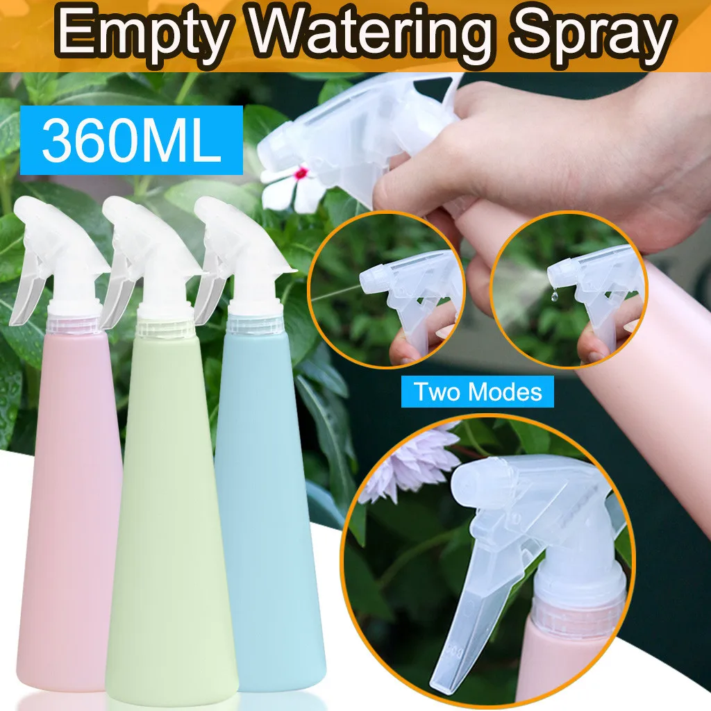 Candy Color Empty Water Spray Bottle Flowers Plant Watering Clean Garden Tool LO 