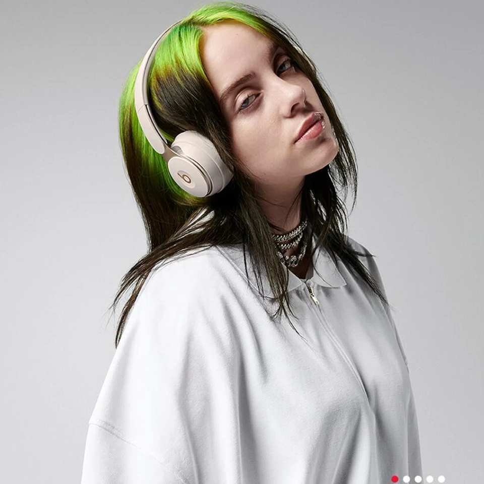 Beats Solo Pro Wireless Bluetooth Noise Cancelling Headphones Portable Gaming Sport ANC Headset Foldable Earphone Handsfree Mic