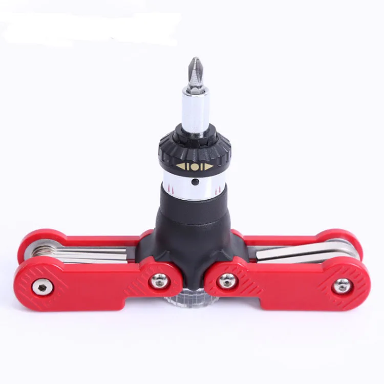 

15-in-one multifunctional ratchet screwdriver Slotted cross screwdriver Daily manual hardware combination tool