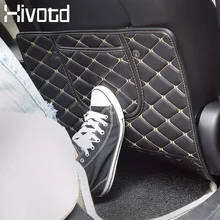 Hivotd для Tesla модель 3 Защита на заднее сиденье автомобиля дети анти-удар коврик анти-грязные колодки с сумкой для хранения аксессуары для интерьера,автотовары аксессуары для авто