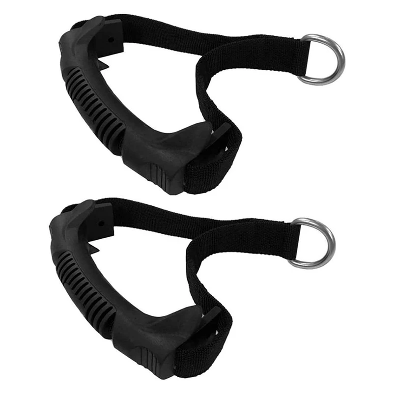 2 PCS Resistance Band Handle Fitness Equipment Pull Rope Grips Strength Training Ropes Handles Gym Workout Accessories | Спорт и