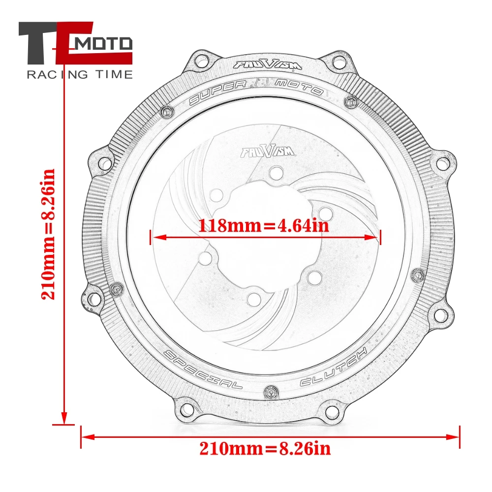 VMAX1700 V-MAX 1700 Engine Clear Clutch Cover & Spring Retainer R