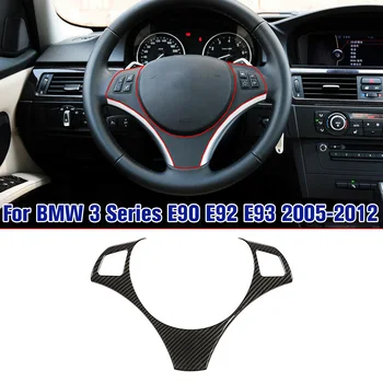 

Accessories Replacement Protective Black ABS Steering Wheel Trim Auto Easy Install Direct Fit Durable Frame For BMW 3 Series
