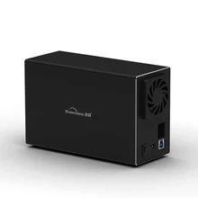 3.5 gabinete duplo hdd com raid array gabinete m 2 sata matriz de disco rígido com função raid usb3.1 tipo c caixa de disposição de disco 2 baía