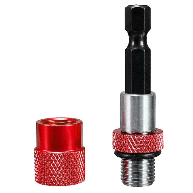 60mm/100mm/150mm Quick Release Locking Socket Extension Bar Rod Set Kits 1/4 Inch Hex Shank Holder Drill Bits — view 6