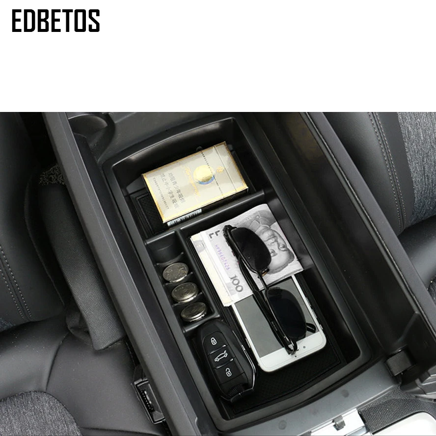 Подлокотник вторичный бардачок для peugeot 3008 GT- центральная консоль Органайзер лоток-peugeot Средства для укладки