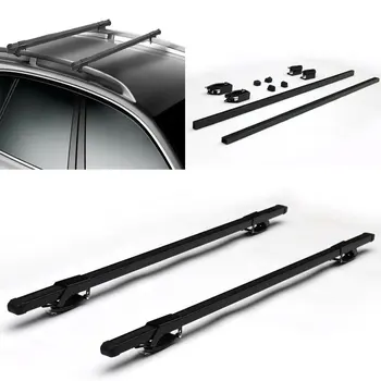 

TATA.MEILA Universal Heavy Duty Steel Cross Bar Helps Install Roof Baskets, Combination with Cargo Baskets
