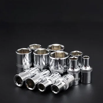 

1/4 inch Hex Socket Adapter Torque Spanner quickly Ratchet Wrench sleeve Electric wrench tool Double EndHand Auto Repair Tool