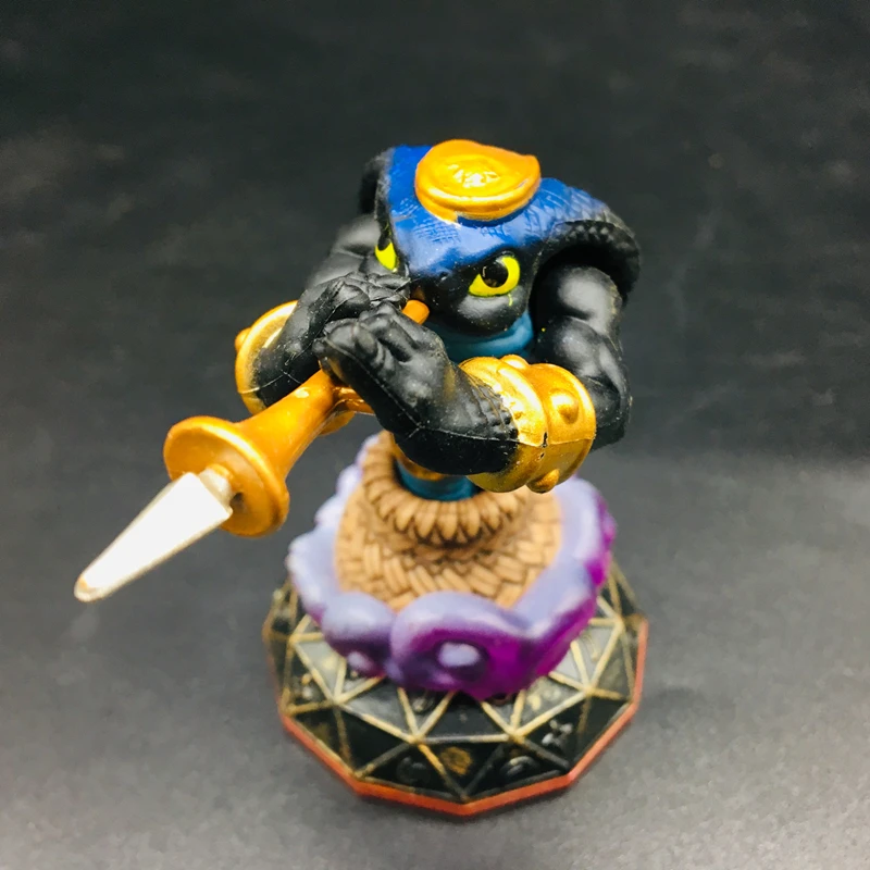 Skylanders Spyro Приключения Коллекционная команда дерево Человек Дракон молния стержень фигурка Модель Коллекция игрушки для детей - Цвет: Золотой