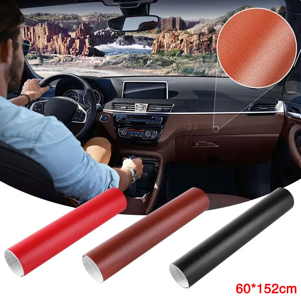 Авто Интерьер текстурированная 3D наклейка изменение цвета пленка Декор 60x152 см