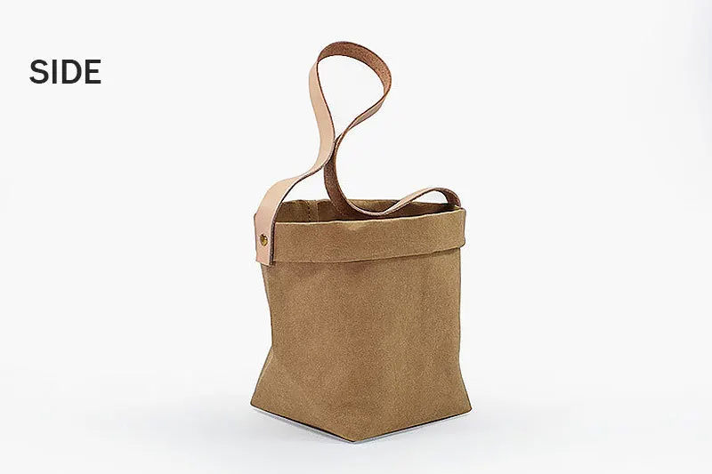 Kraft Paper Flower Pot Wall-mounted Flower Arrangement Container Automatic Absorbent Paper Bag Potted Home Decorations