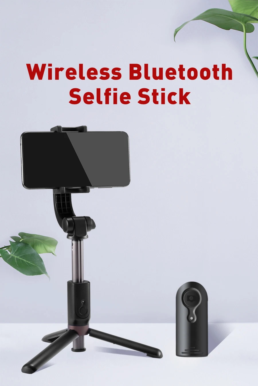 Беспроводной селфи палка Bluetooth 4,2 дистанционный контрольный штатив и монопод сменный одиночный осевой стабилизатор для мобильного телефона универсальный