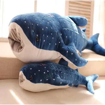 

Whale Plush Toys Dolls Large Long Pillow Seat Cushion Backrest The Stuffed Toys For Children Doll Toy Christmas Gift