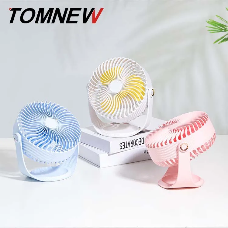 

New Style F12 Fan Small Fan Creative Mute Office Mini USB Small Fan Rotatable Rechargeable Fan