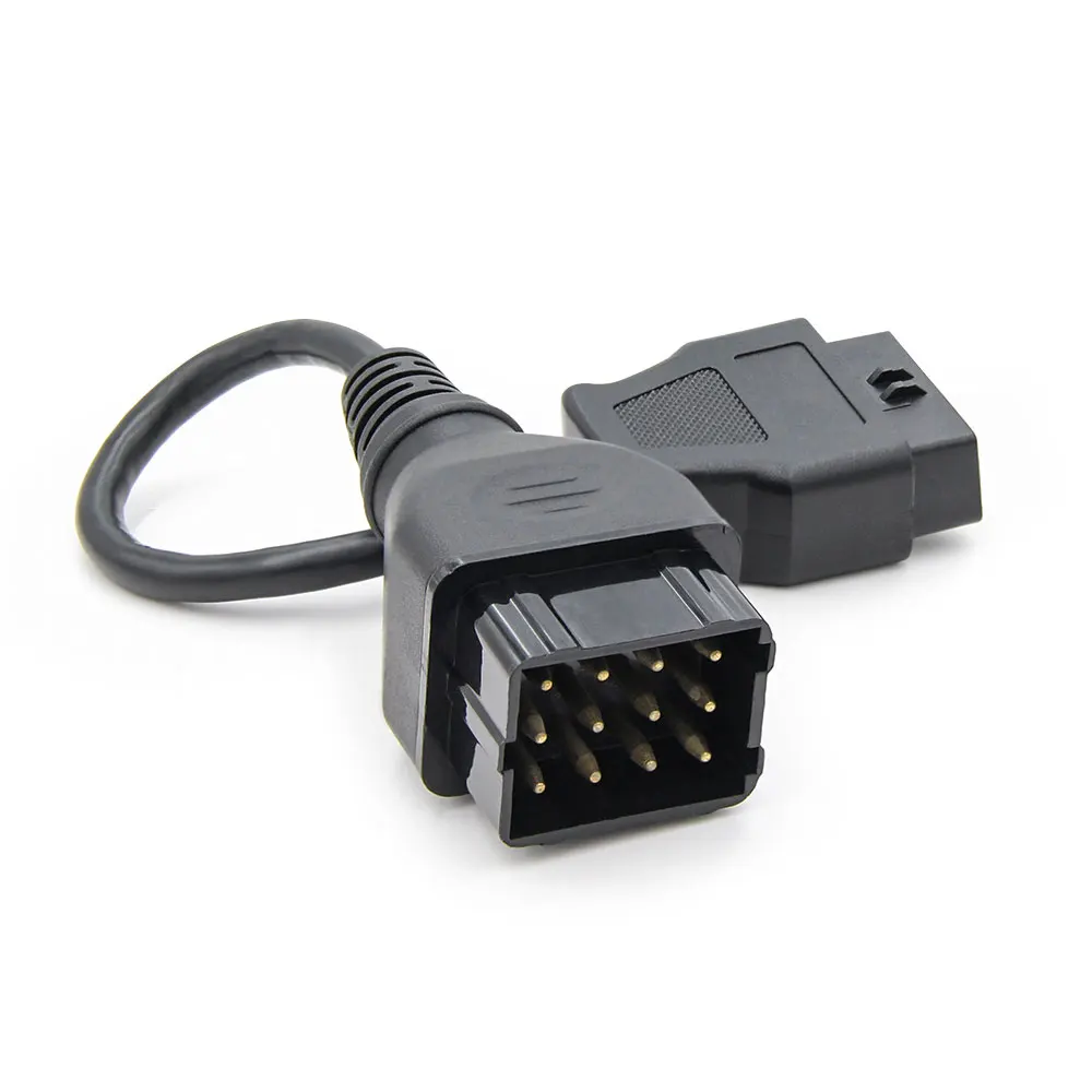 OBD2 коннектор адаптер для Renault Truck 12 Pin OBD в OBD2 16Pin для Renault OBD OBD2 Диагностический авто инструмент OBD2 удлинитель