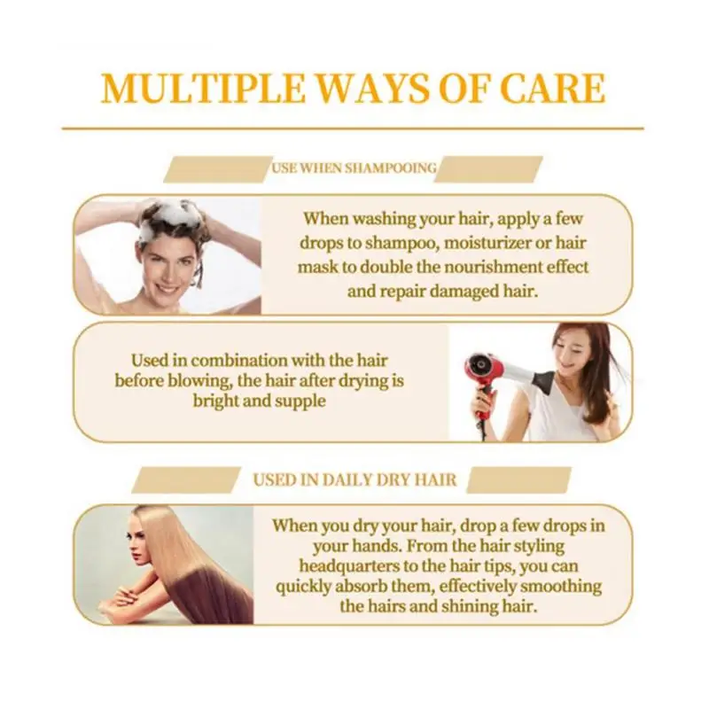 Hair Care Essential Oils Hair Care Powerful Essence Hair Loss Health Treatment Care Hair Salon Moisturise Smooth Hair 30ml