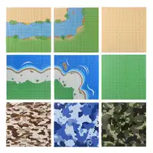 Pickwoo 32*32 nokta klasik taban plakaları otlak için nehir kum küçük boyutlu yapı taşları aksesuarları DIY tuğla oyuncaklar