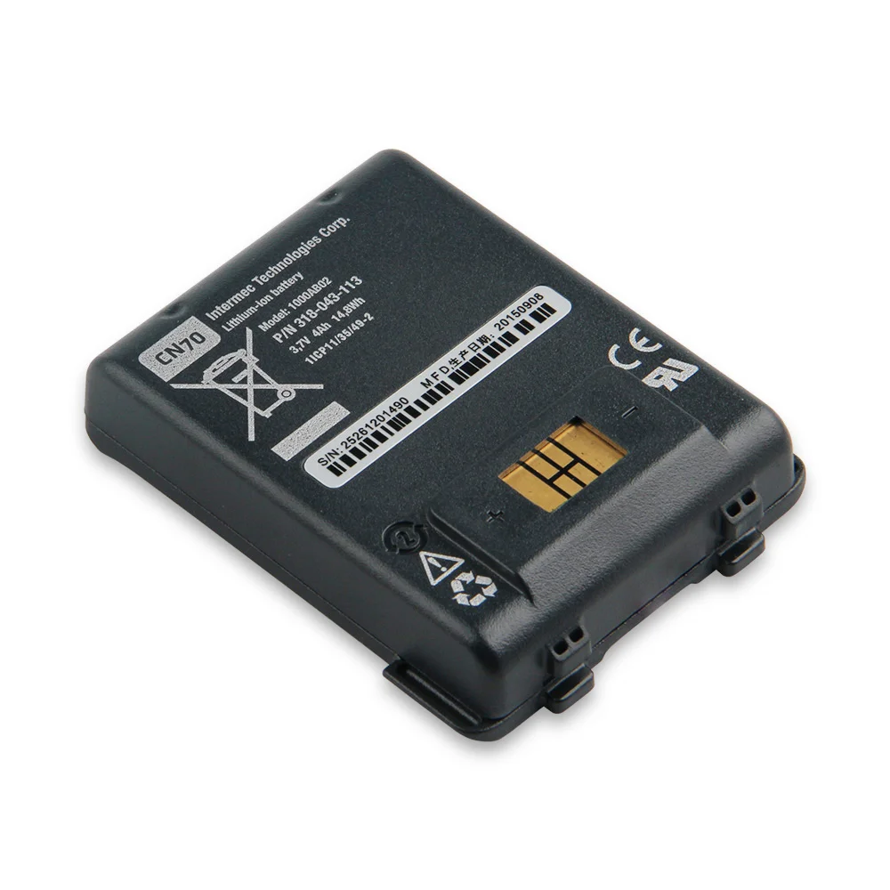 Original Replacement Battery 1000AB02 For Intermec Honeywell CN70E CN70 318-043-033 Handheld Computer Battery 4000mAh