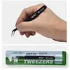 VETUS TS ESD Black Eyelashes Tweezers Anti-static Professional Volumn Eyelash Extension Eyebrow Stainless Steel Makeup Tweezer 3