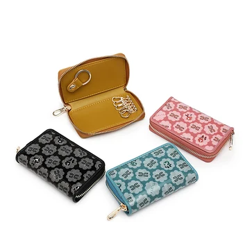 

European and American creative fashion ladies key chain car door with multi-functional key bag
