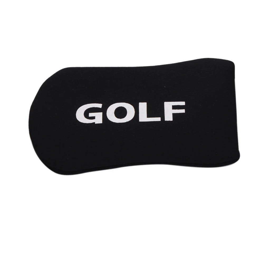 Черный Портативные Сменные аксессуары, чехол для головы, прочный неопреновый Универсальный защитный чехол для клуба, маленький водонепроницаемый толстый Чехол Для Гольфа - Цвет: Черный