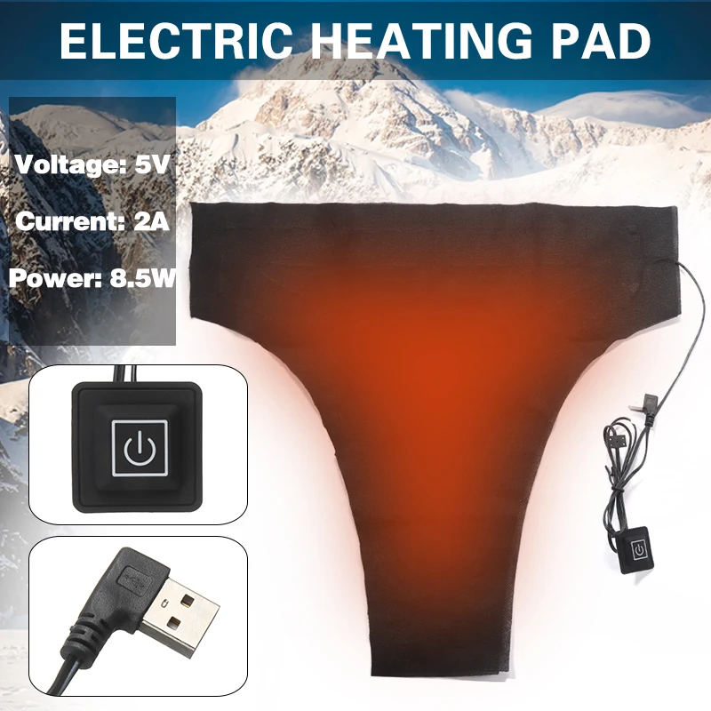 Electric Heating Vest Heated Warmer Pad Cloth Heat Piece Thermal Jacket