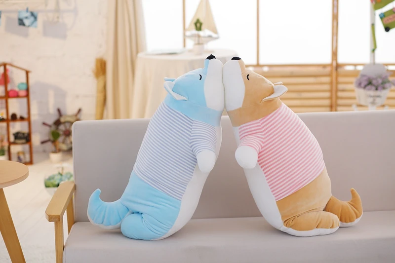 70/90 см плюшевые мягкие Aniamls игрушки мягкие Косплей Shiba «Лисья Секретная служба»(Inu собака подушка, плюшевые игрушки корги Подушка милая плюшевая игрушечная собака для детей подарок