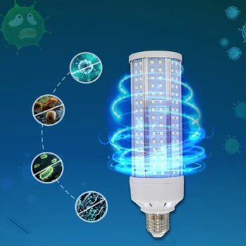 

230 LED E26/27 UV Sterilizer Germicidal Lamp Home Office Ultraviolet Disinfection Mite Killer Ozone Light