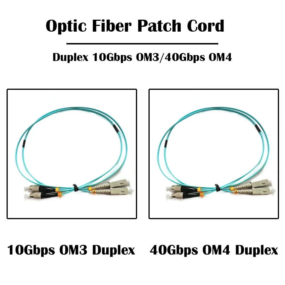 10 шт. 1 0 м SC UPC TO FC Гбит/с OM3/ 40 OM4 мм 50/125 многомодовый волоконный патч-корд дуплекс 2 |