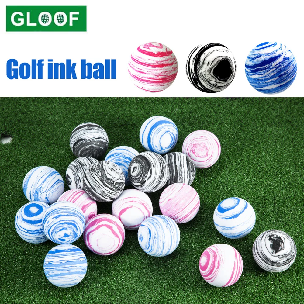 

20Pcs/Set New Practice Golf Balls, Foam EVA Golf Balls Sponge Indoor Golf Practice Ball Training Aid Cat Dog Pets kids Play